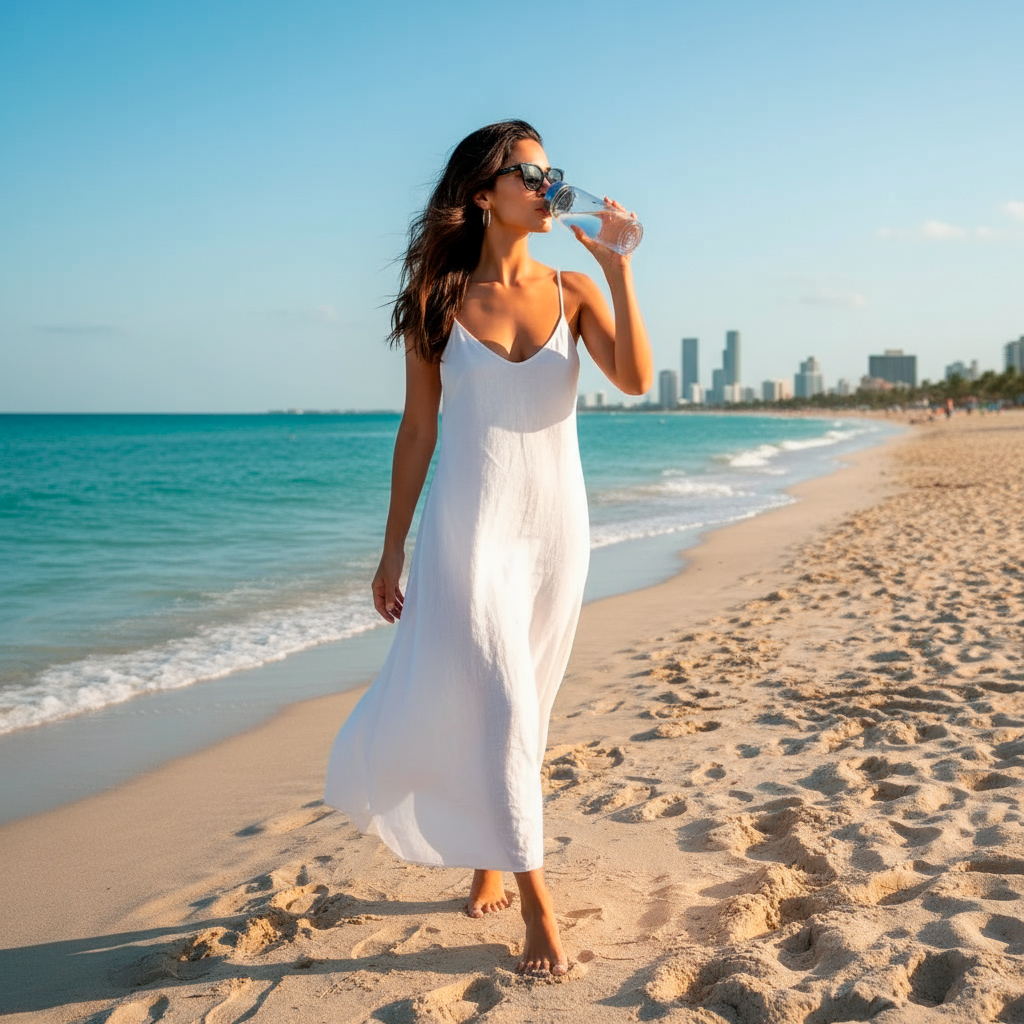 Photo illustrating the article "Solo in Miami"
